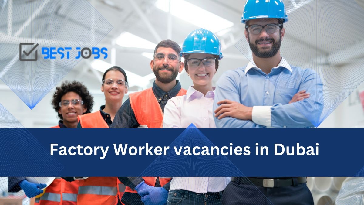 Factory Worker Vacancies in Dubai Opportunity for Freshers